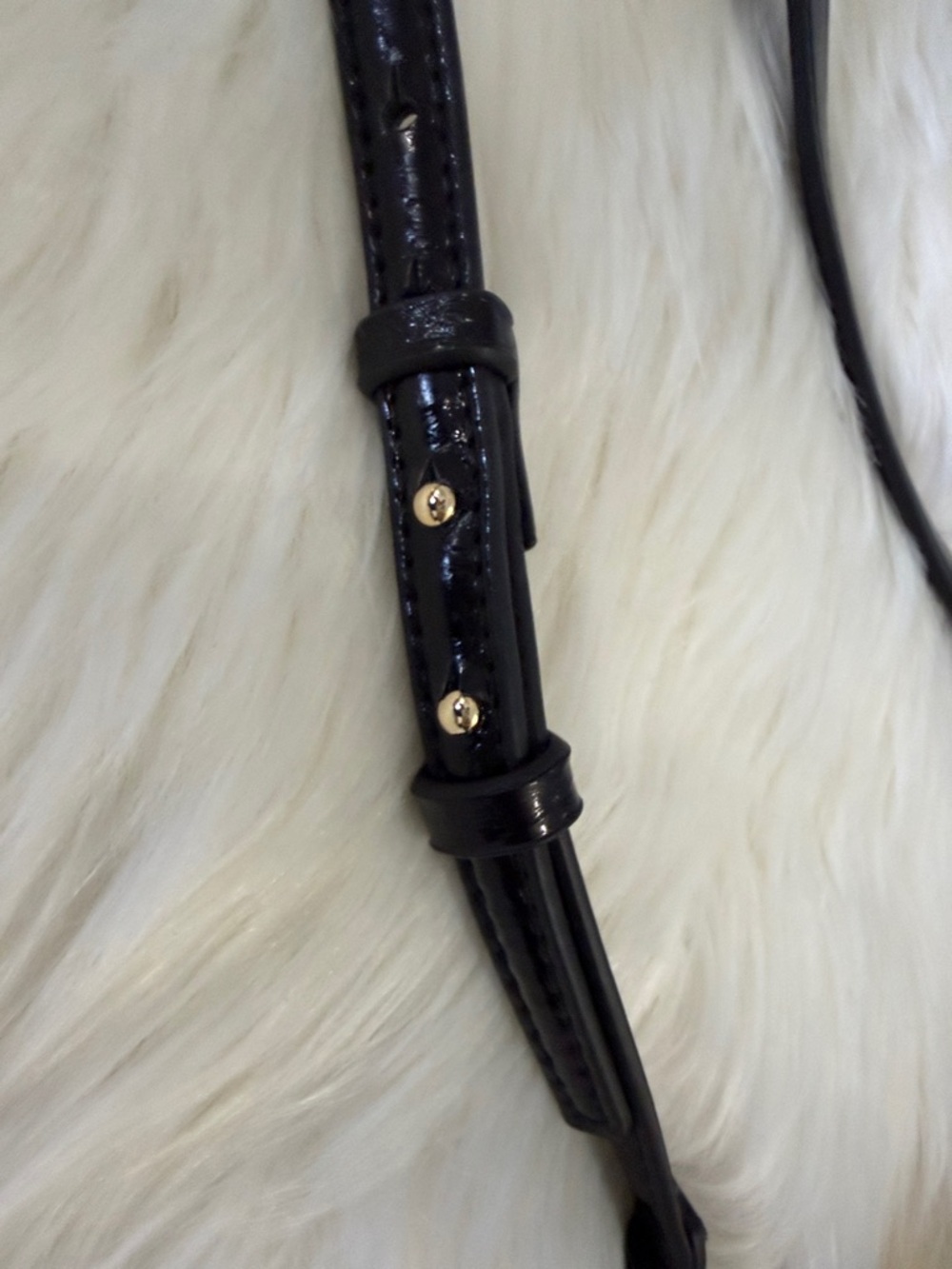 Zara Mini Bucket Bag with Metallic Gold Handle with storage bag - Picture 11 of 14